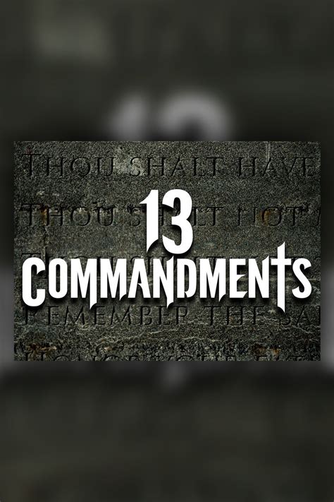 13 commandments